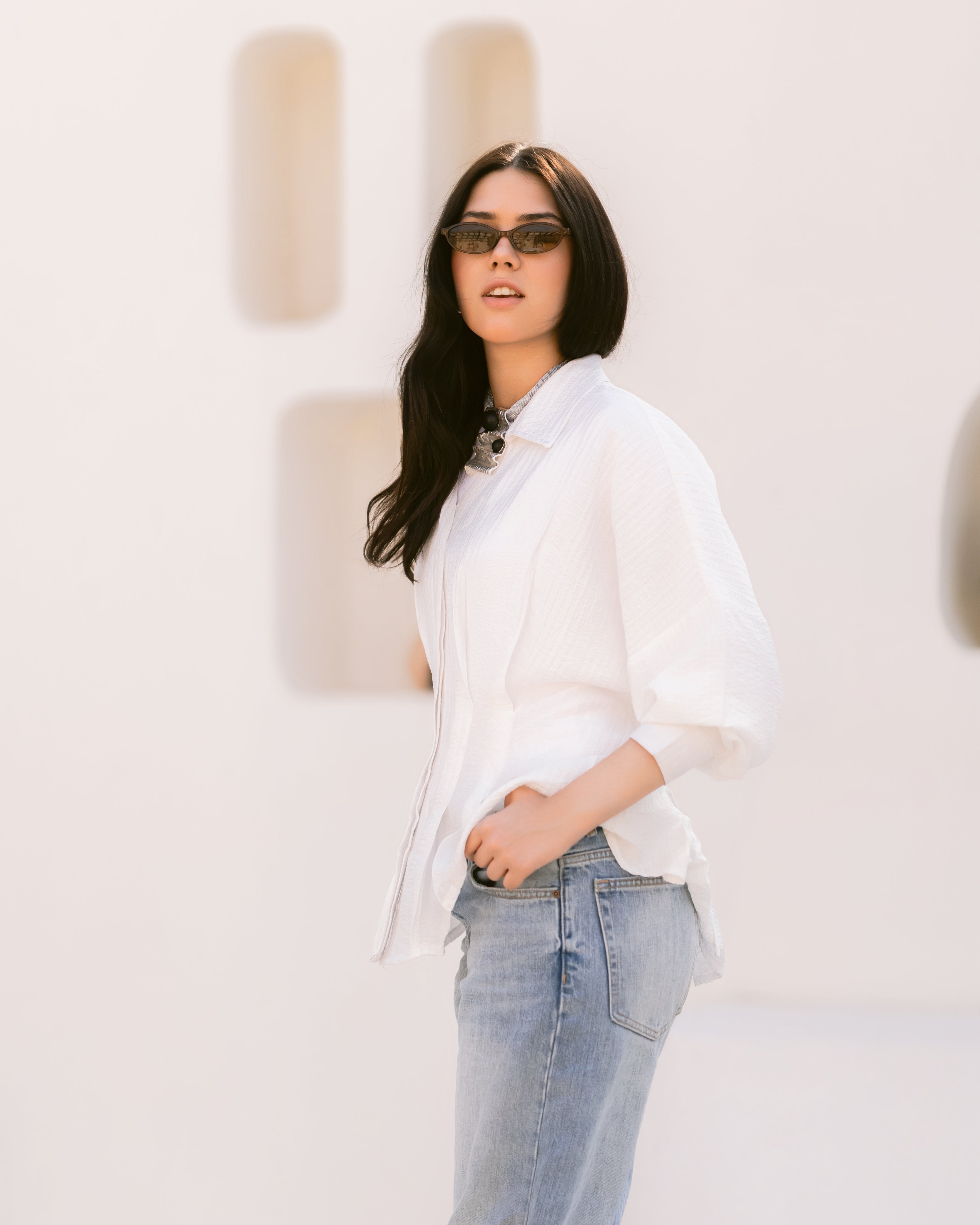 Élise Shirt with pleats
