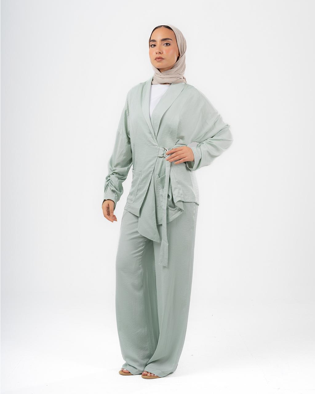 Lapel Sleeve Irregular Design Casual Suit