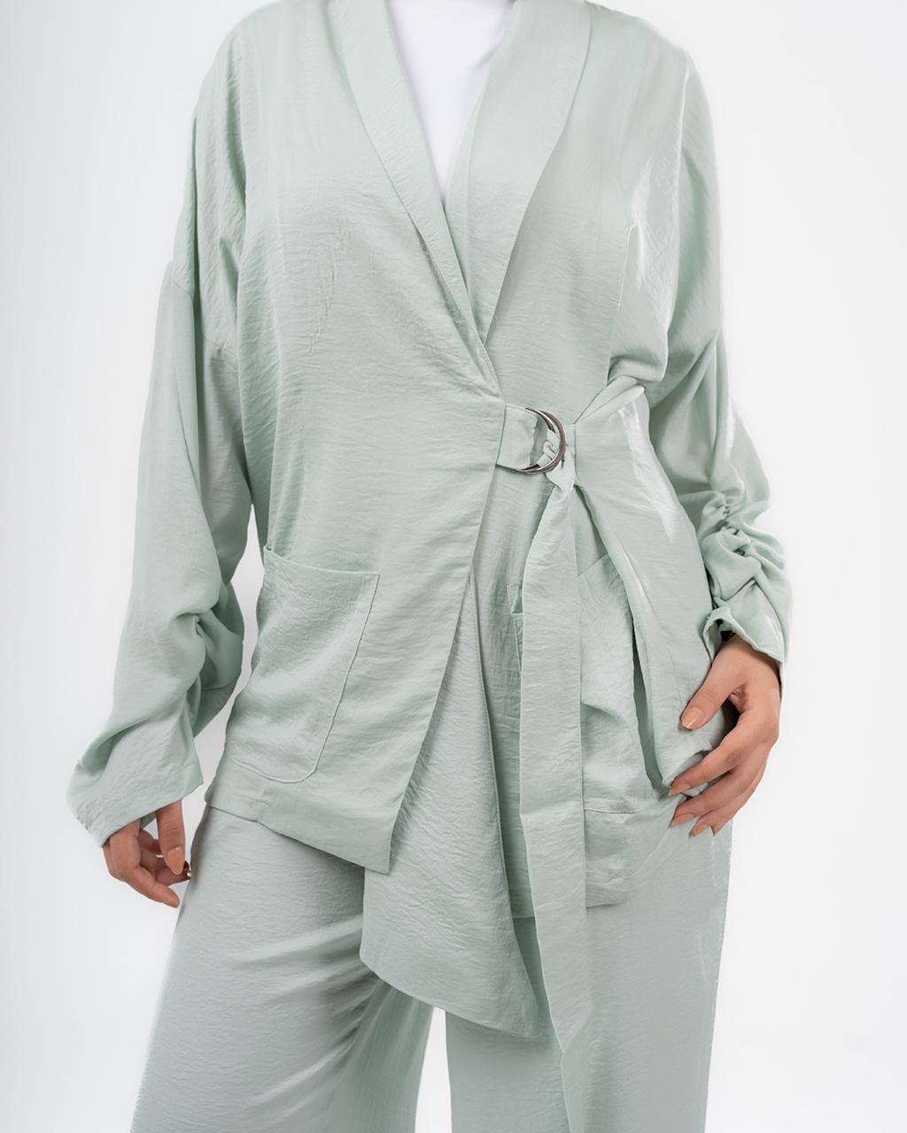 Lapel Sleeve Irregular Design Casual Suit