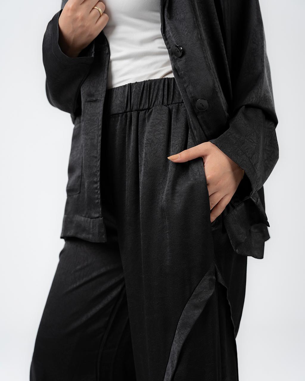 Oversized Blazer-Shirt Set