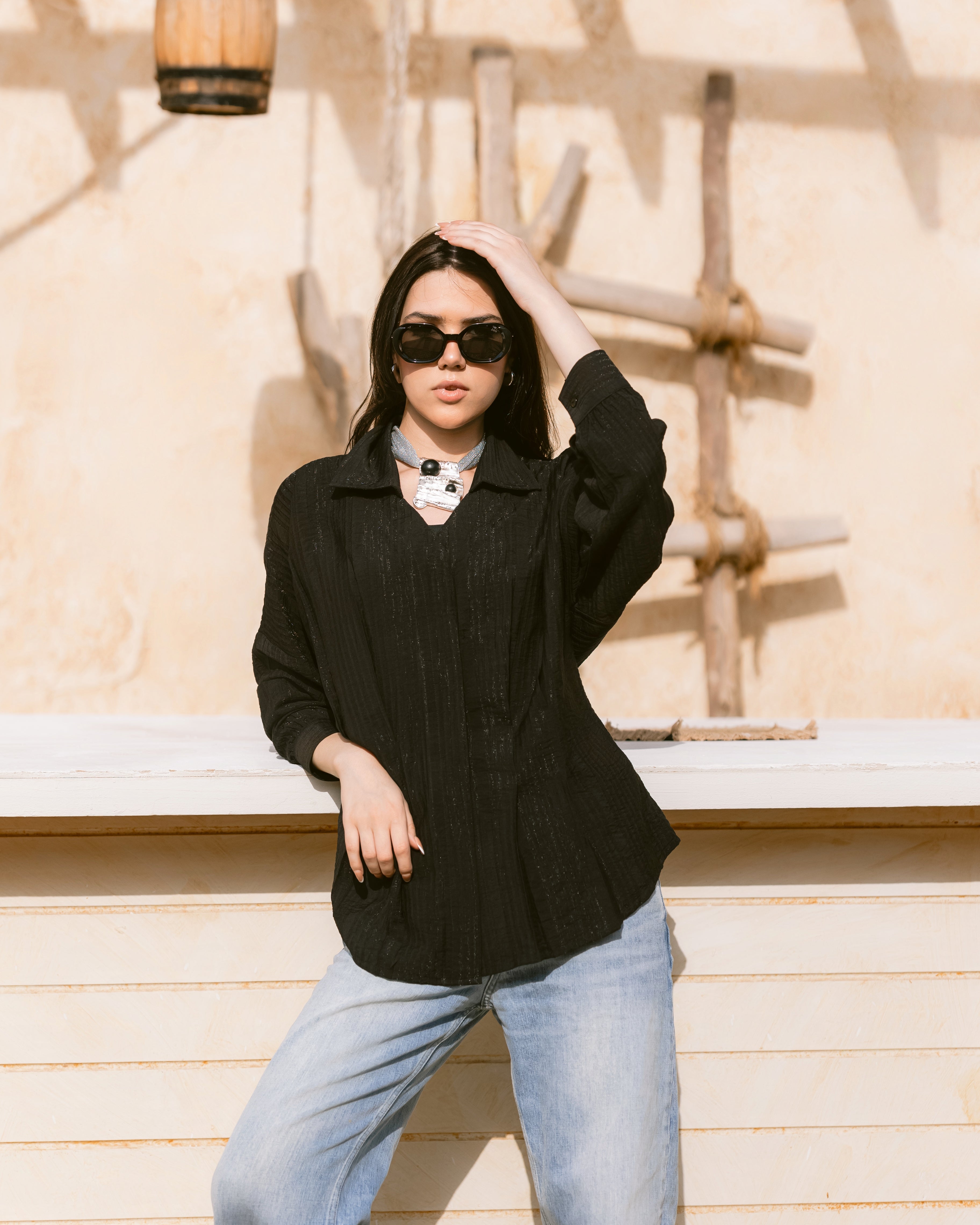Élise Shirt with pleats
