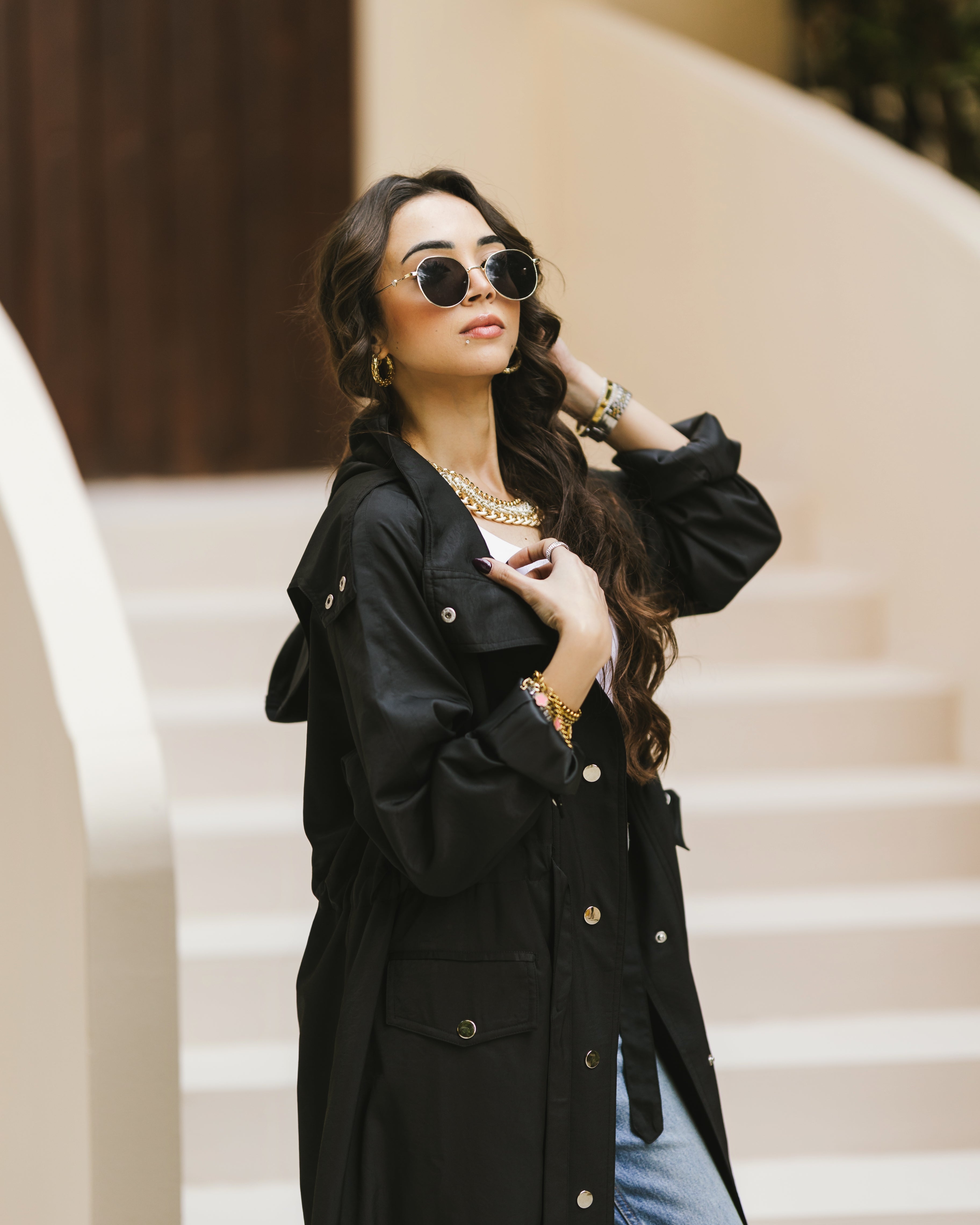 Shiny Waterproof Coat