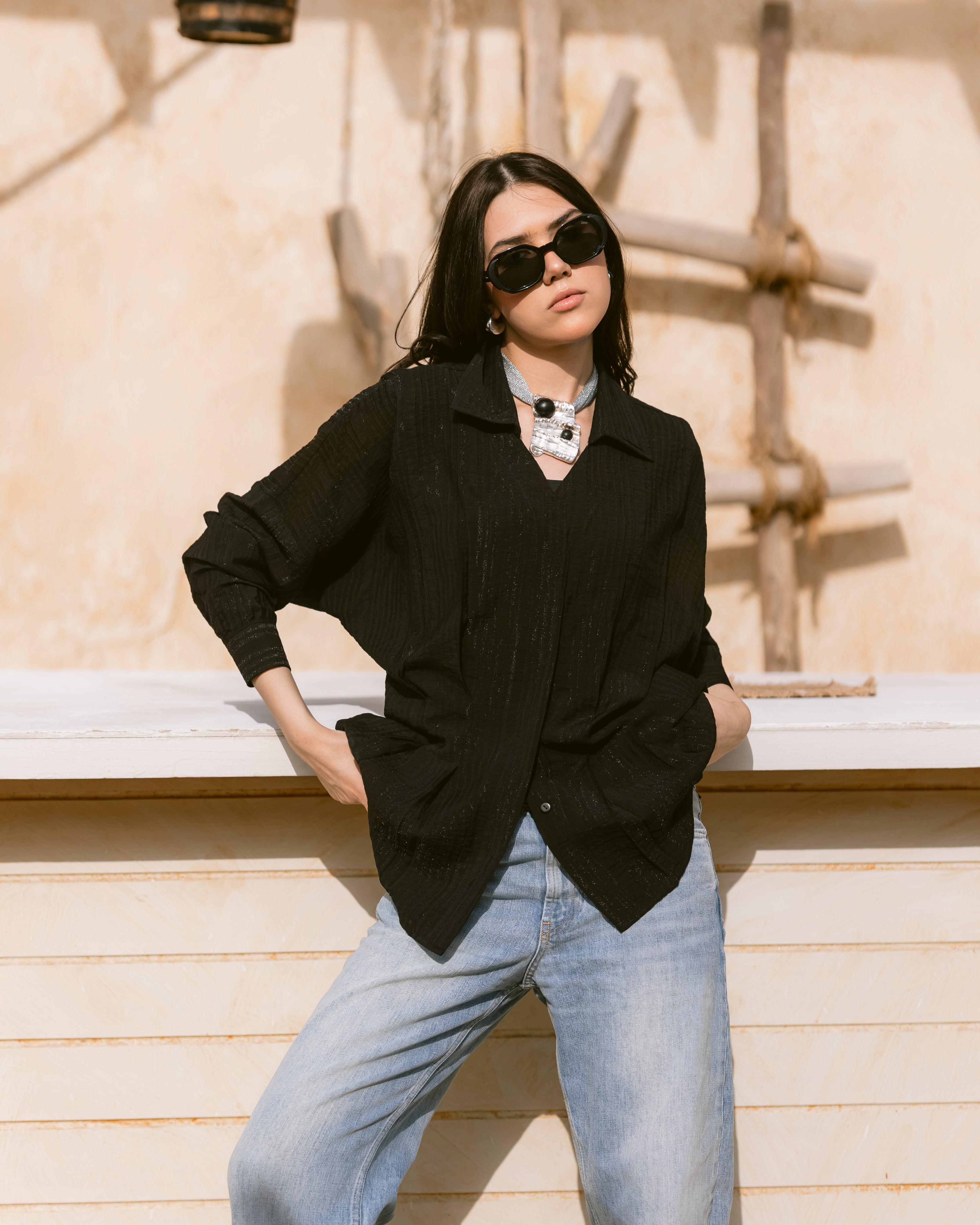 Élise Shirt with pleats