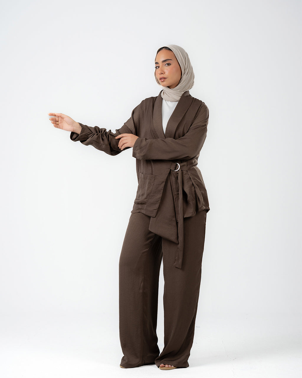 Lapel Sleeve Irregular Design Casual Suit