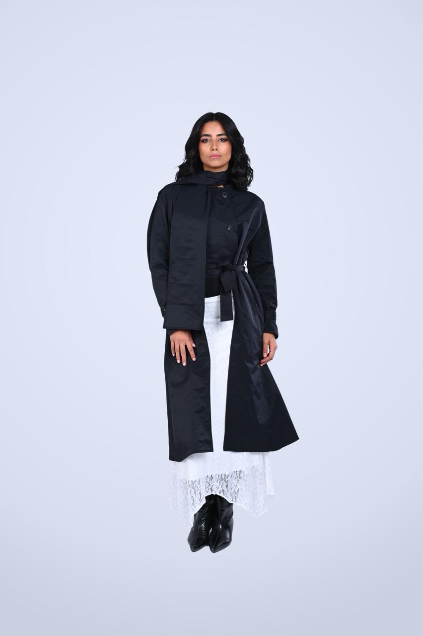 High Low trench Coat