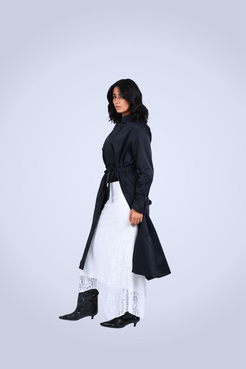 High Low trench Coat