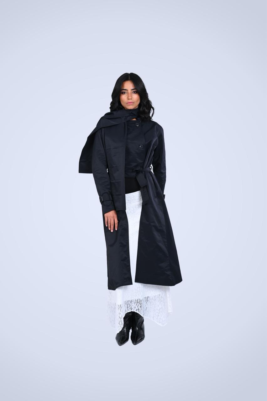 High Low trench Coat