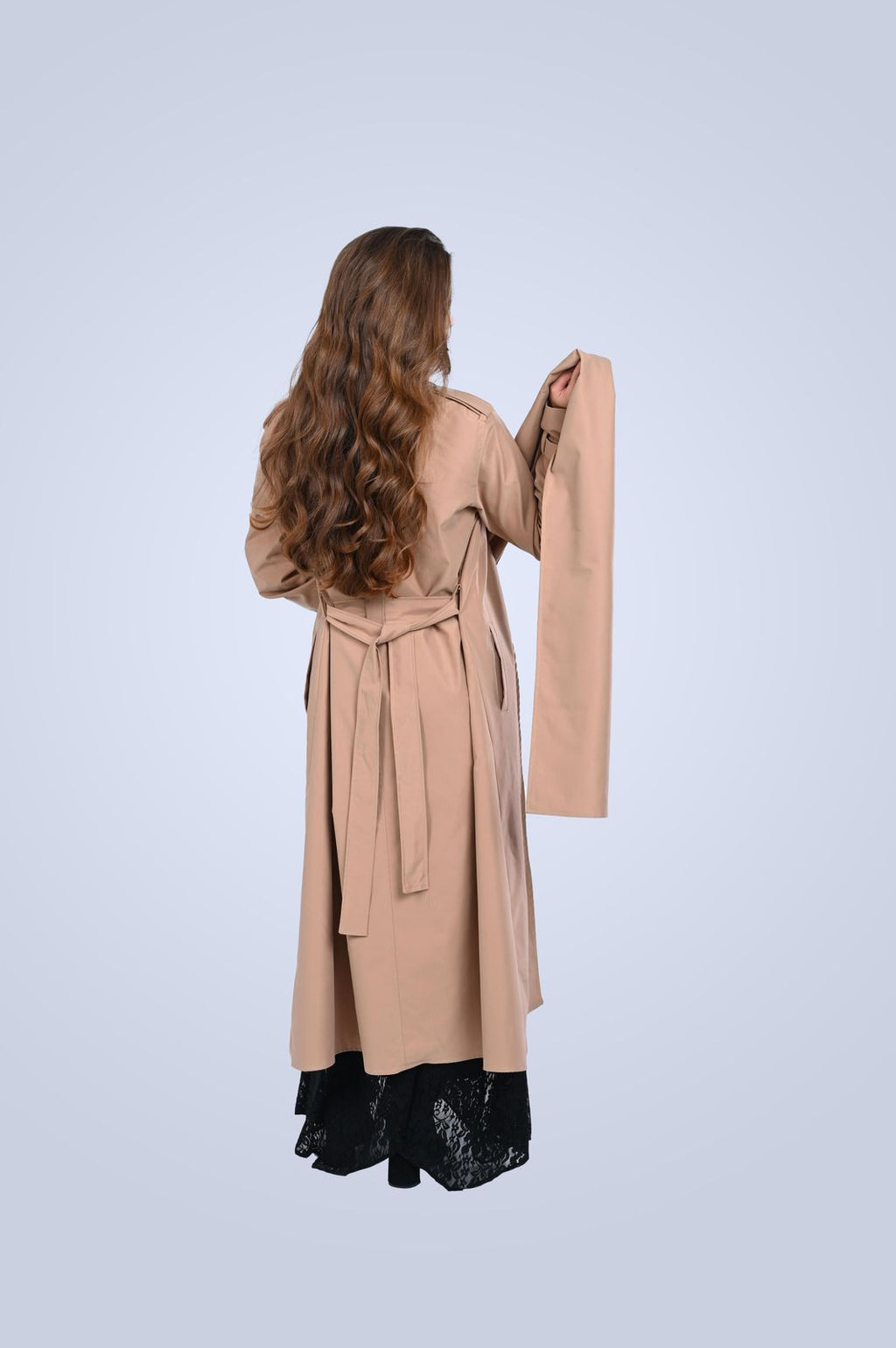 High Low trench Coat