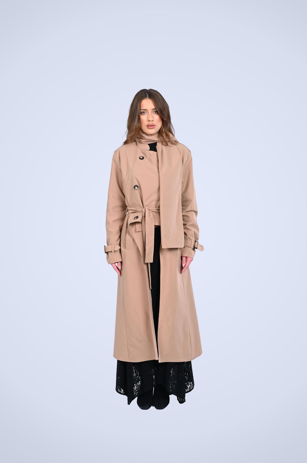 High Low trench Coat