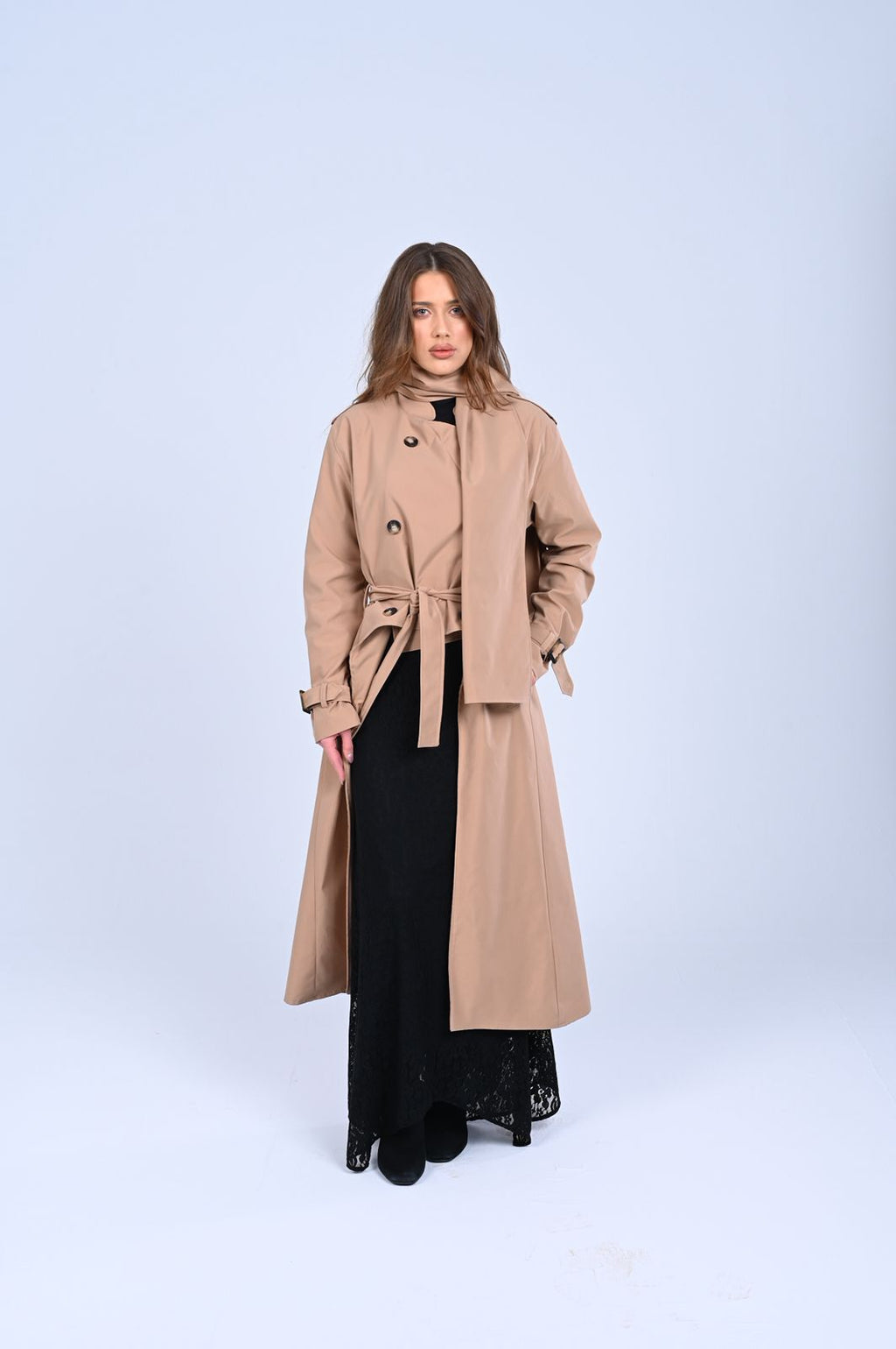 High Low trench Coat