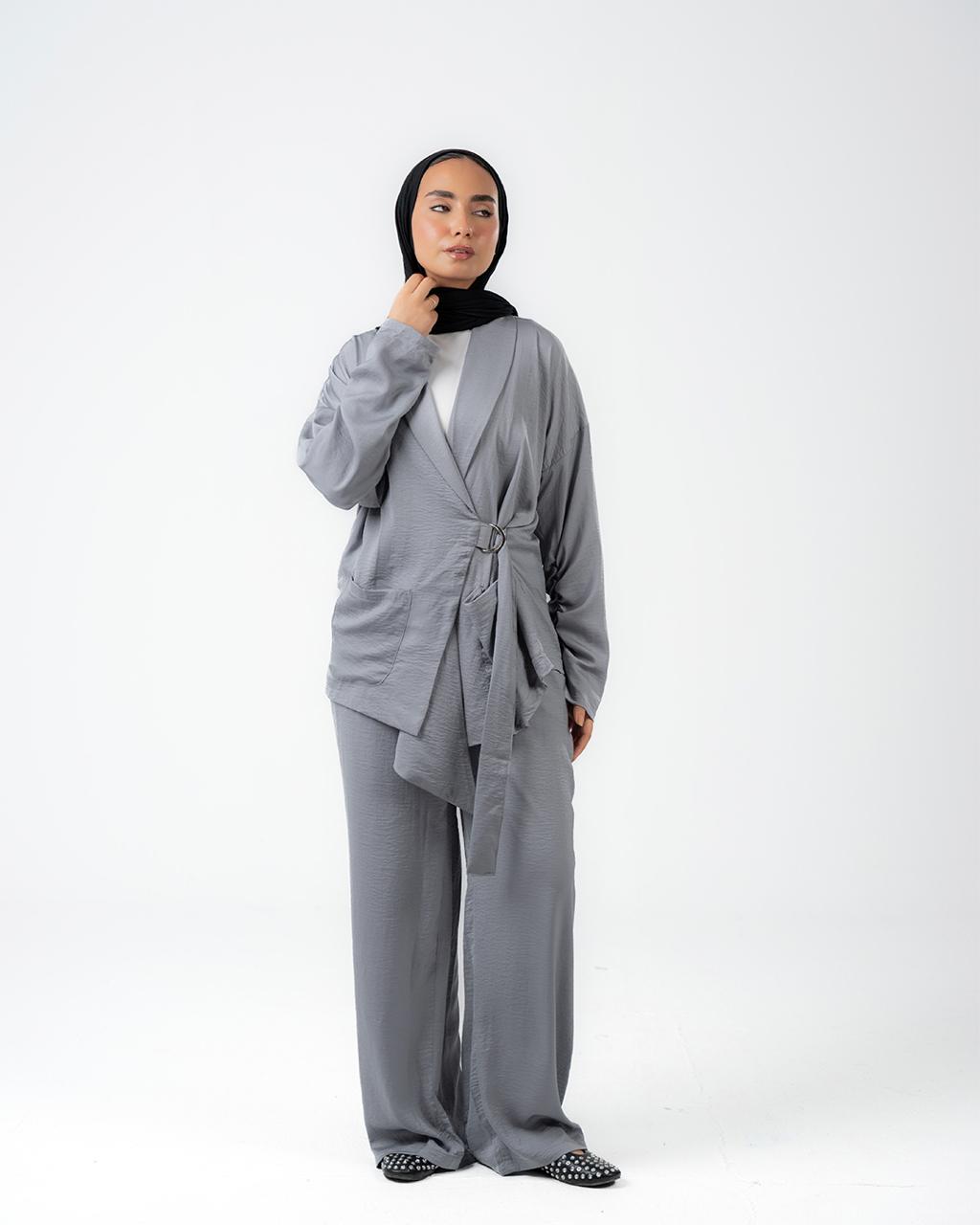 Lapel Sleeve Irregular Design Casual Suit