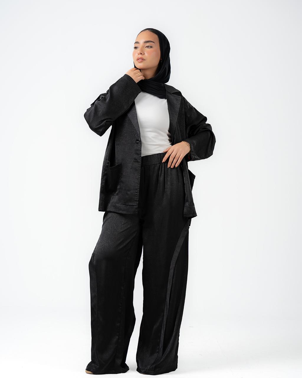 Oversized Blazer-Shirt Set